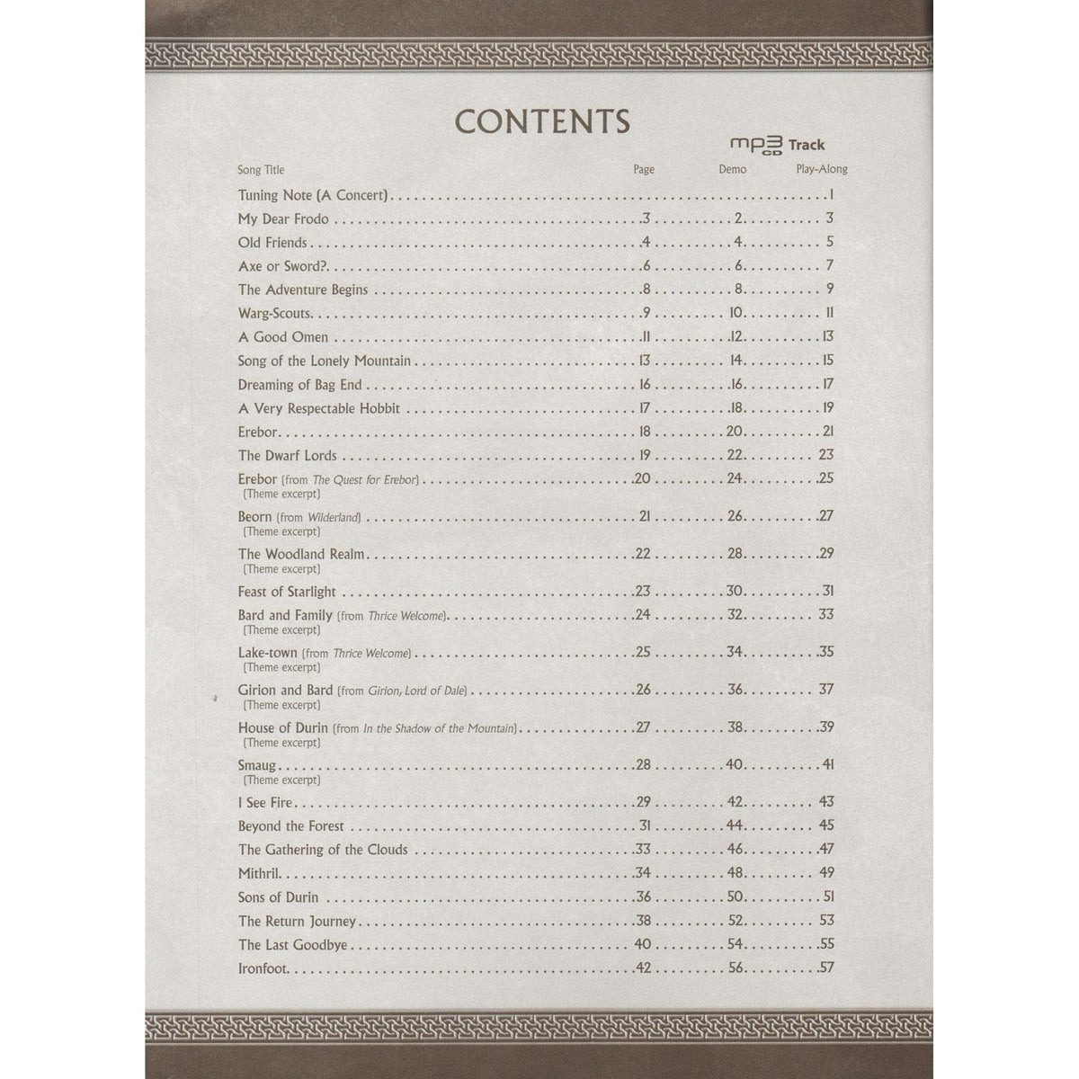 Howard Shore - The Hobbit: Instrumental Solos - for Violin with CD or Piano - Alfred