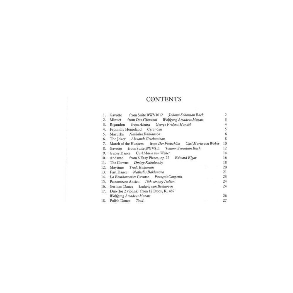 DeKeyser/Waterman - The Young Violinist's Repertoire Book 3 - Violin and Piano - Faber Music Edition