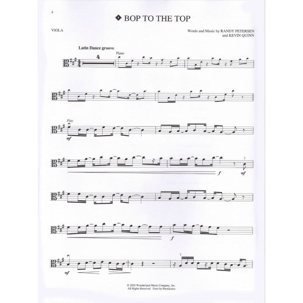 High School Musical - Viola - Book/CD set - Hal Leonard Edition