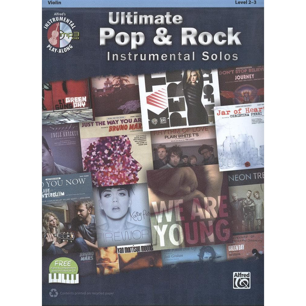 Ultimate Pop & Rock Instrumental Solos - Violin - Alfred Music