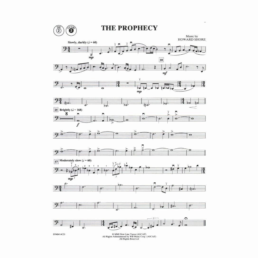 The Lord of the Rings - Cello and Piano - Book/CD set - Warner Brothers Music