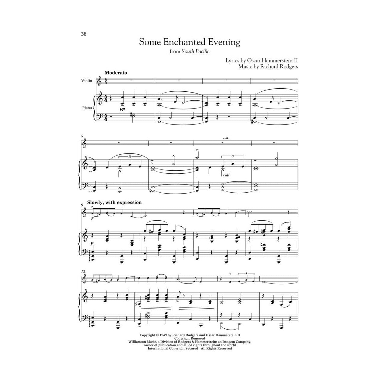 Broadway Songs for Classical Players: 12 Famous Melodies From The Stage - Violin and Piano - with Online Audio Accompaniment - Hal Leonard