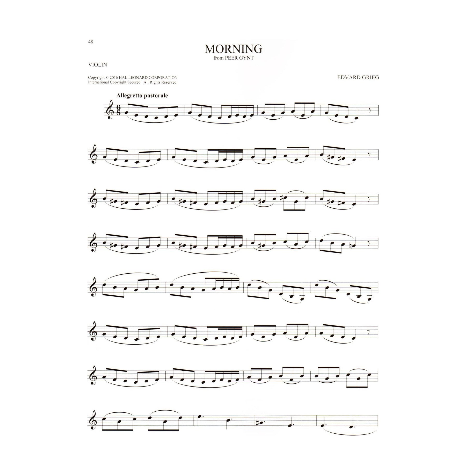 101 Classical Themes for Violin