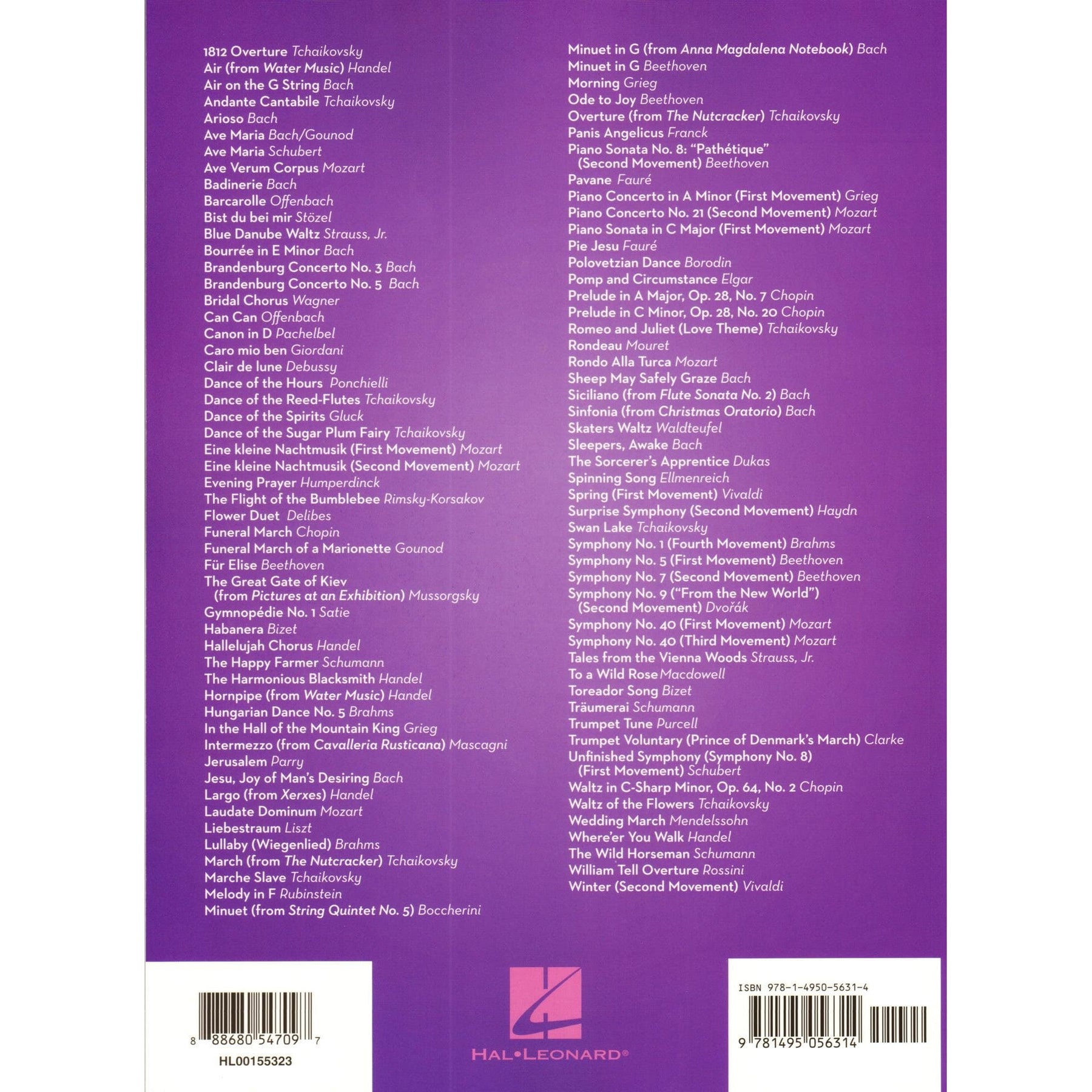 101 Classical Themes for Violin
