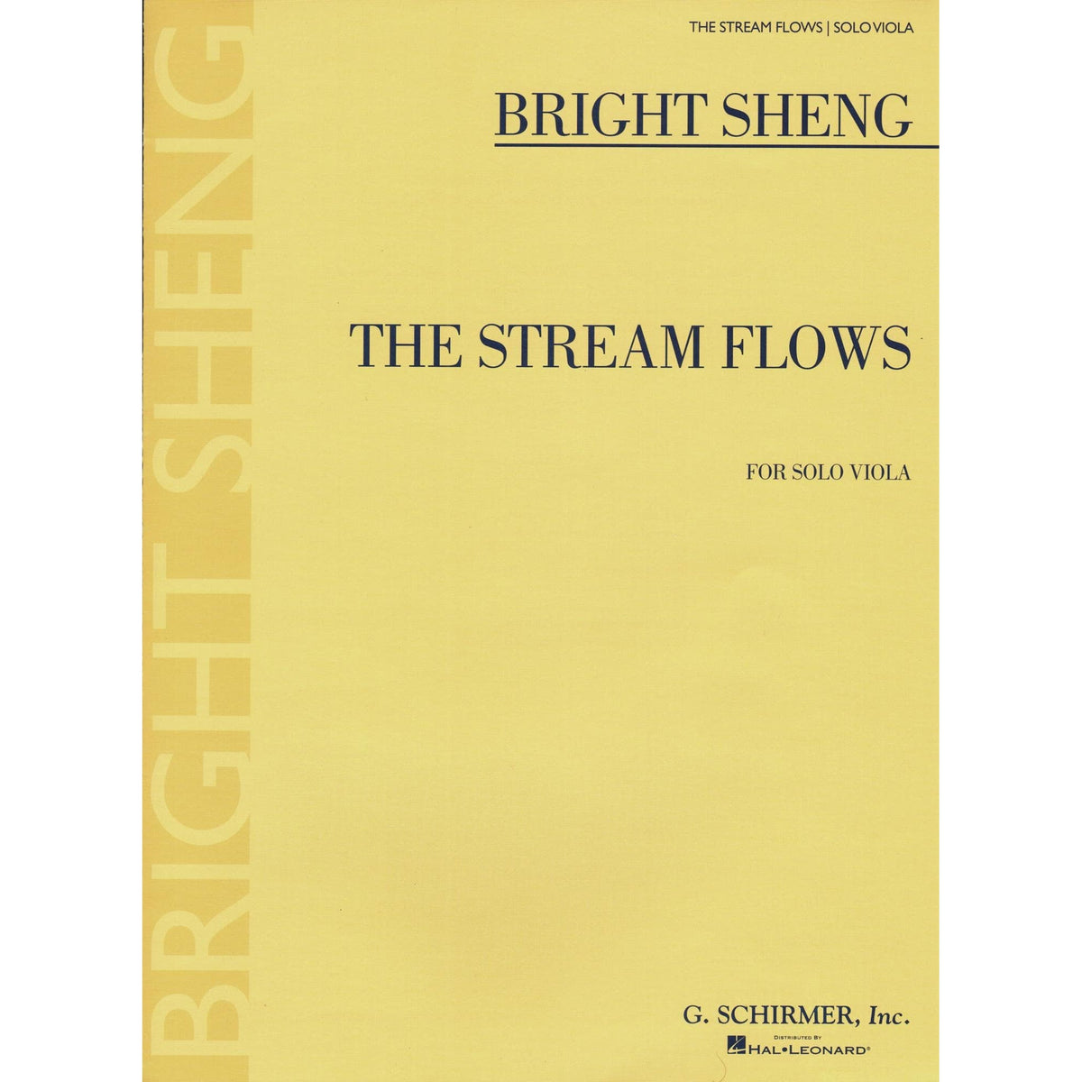 Sheng, Bright - The Stream Flows - Solo Viola - G Schirmer Edition