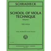 Schradieck, Henry - School of Viola Technique - Volume 1 - for Viola - Edited by Neubauer/Pagels - International