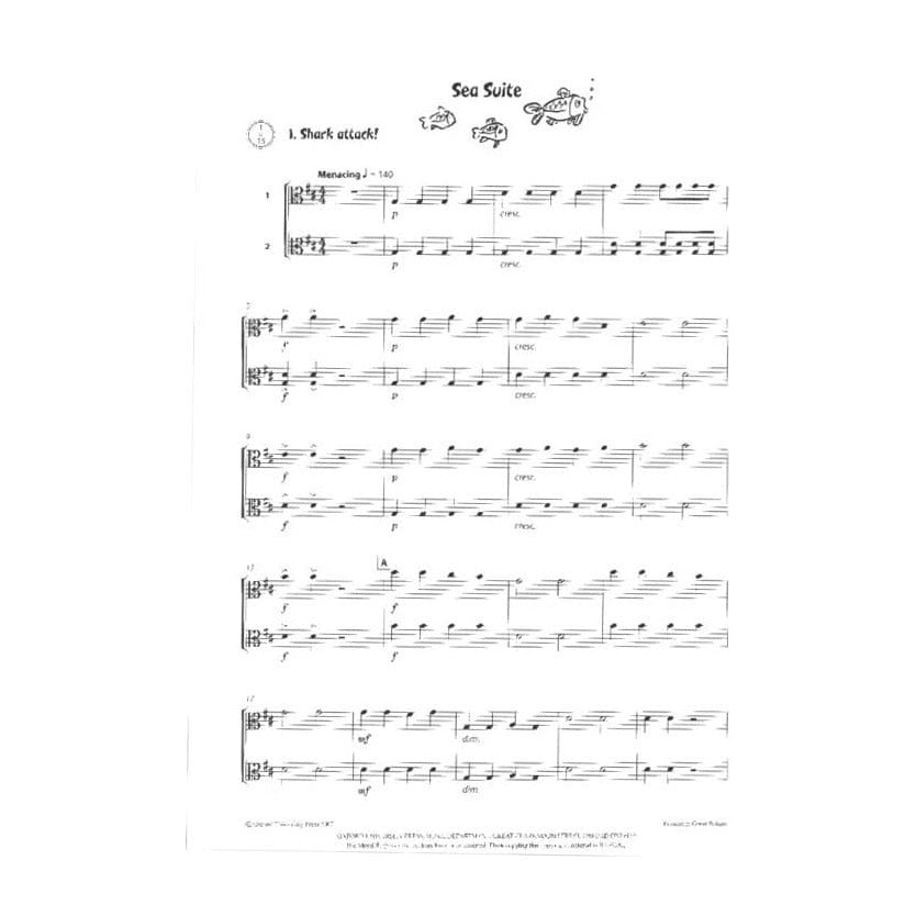 Blackwell, Kathy and David  - String Time Joggers: 14 Pieces for Flexible Ensemble - Viola and Piano - Book/CD set - Oxford UP