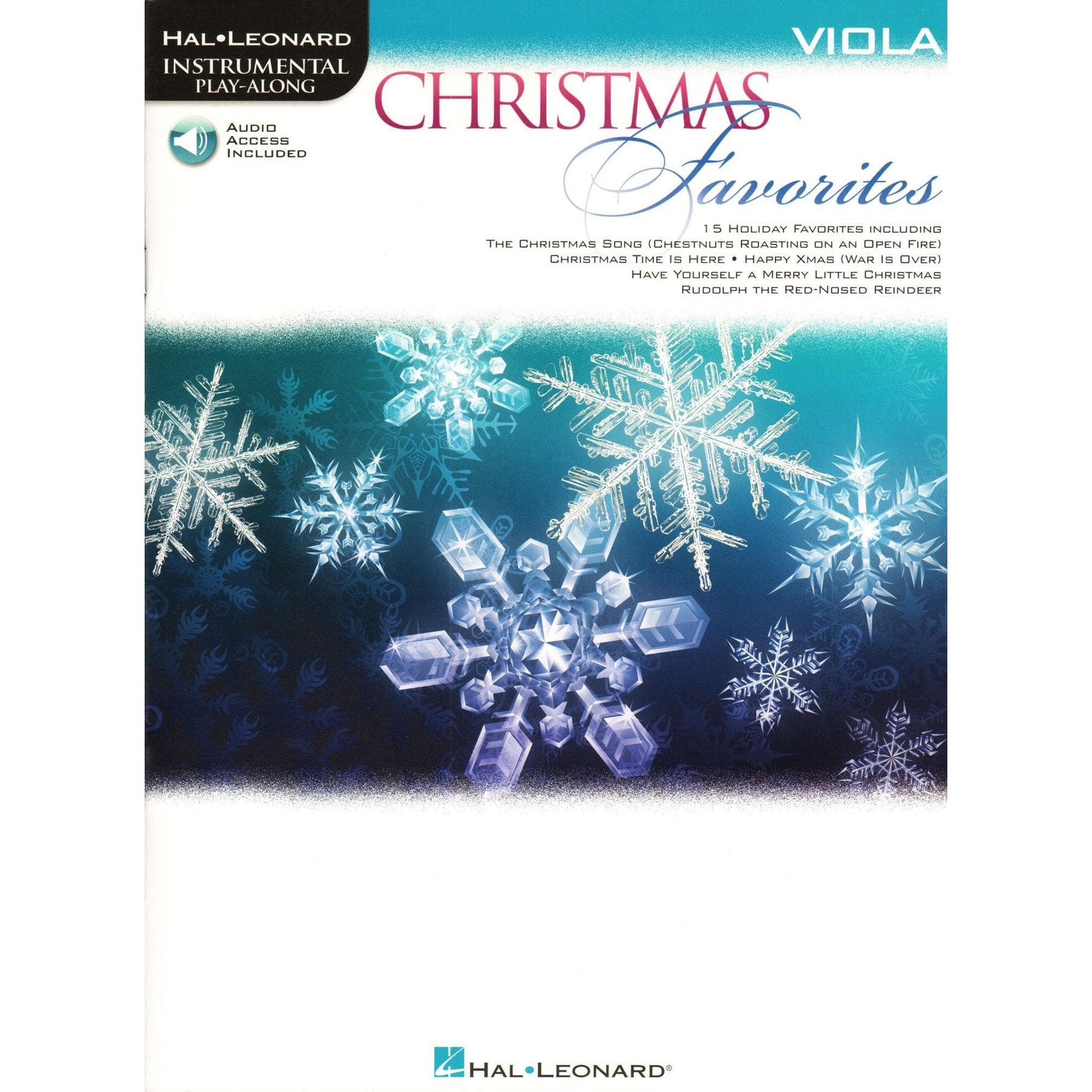 Christmas Favorites - 15 Holiday Favorites - for Viola - with Audio Play-Along - Hal Leonard