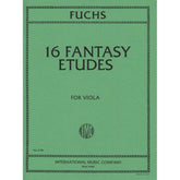 Fuchs, Lillian - 16 Fantasy Etudes - Viola solo - International Edition
