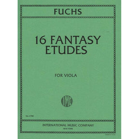 Fuchs, Lillian - 16 Fantasy Etudes - Viola solo - International Edition