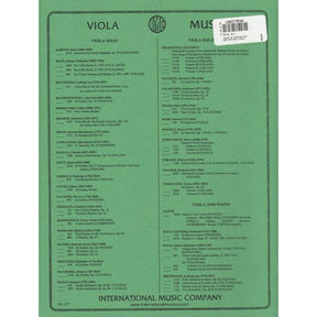 Fuchs, Lillian - 16 Fantasy Etudes - Viola solo - International Edition