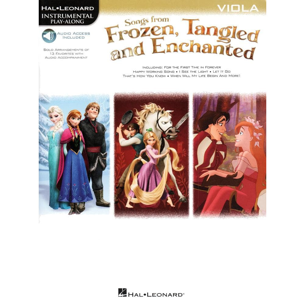 Songs from Frozen, Tangled, and Enchanted - for Viola - Hal Leonard