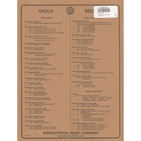 Hofmann, Richard - First Studies, Op 86 - Viola solo - International Edition