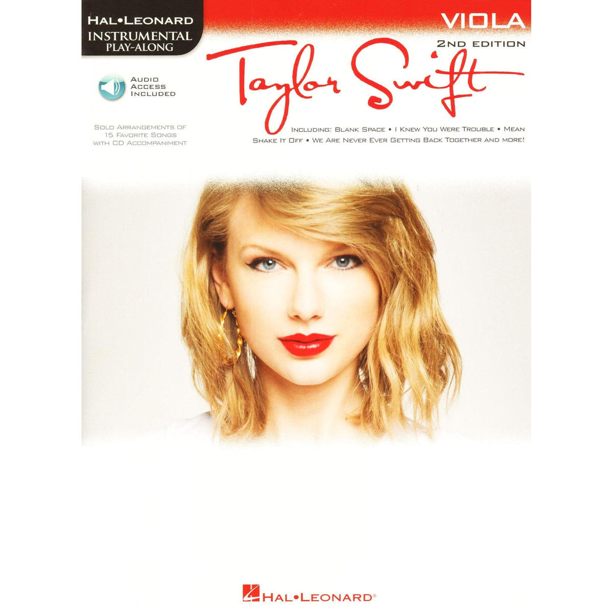 Taylor Swift Instrumental Play-Along - 2nd Edition - for Viola with Audio Accompaniment - Hal Leonard