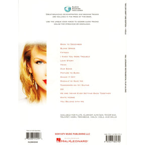 Taylor Swift Instrumental Play-Along - 2nd Edition - for Viola with Audio Accompaniment - Hal Leonard