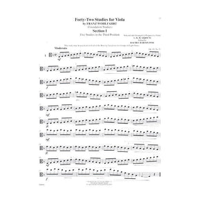 Wohlfahrt, Franz - Foundation Studies for the Viola, Book 2: 42 Studies (from Opp 45 and 74) - edited by Rachel Barton Pine - Carl Fischer