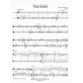 Daugherty, Michael - Viola Zombie - Two Violas - Score and Parts - Peermusic Edition