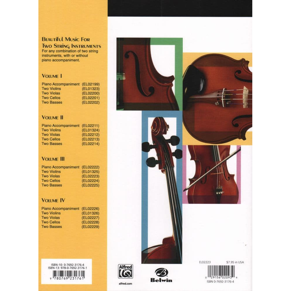 Applebaum, Samuel - Beautiful Music for Two Violas, Volume 3 - Belwin-Mills Publication