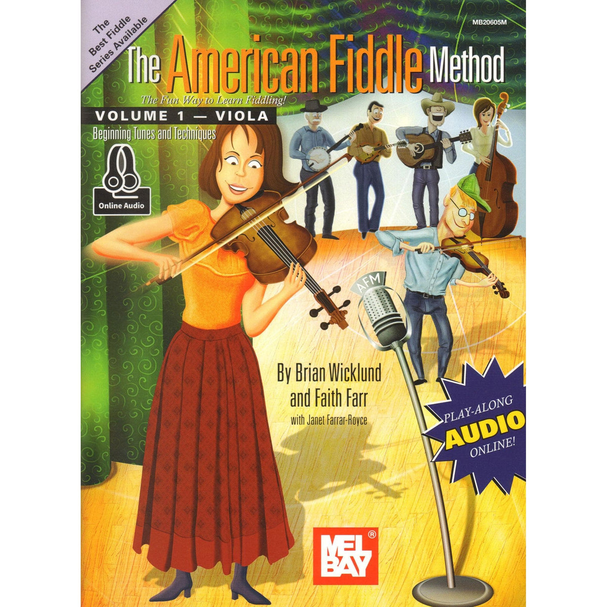 Wicklund / Farr - The American Fiddle Method, Volume 1 - VIOLA - Online Audio - Mel Bay Publications