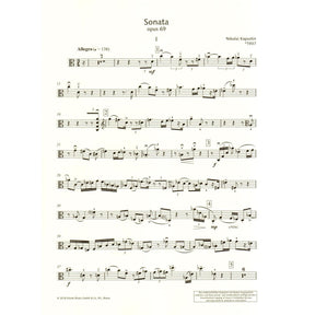 Kapustin, Nikolai - Sonata for Viola and Piano, Opus 69 - Schott