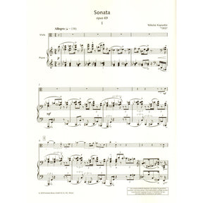 Kapustin, Nikolai - Sonata for Viola and Piano, Opus 69 - Schott