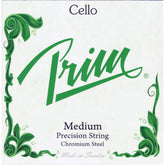 Prim Steel Cello String Set - 4/4 Size - Medium Gauge