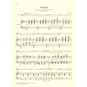 Vieuxtemps, Henri - Sonata in B-flat Major, Opus 36 - for Viola and Piano - edited by Peter Jost - G Henle Verlag URTEXT