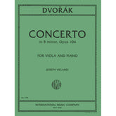 Dvorák, Antonín - Cello Concerto in b minor, Op 104 - transcribed for Viola and Piano - edited by Joseph Vieland - International Edition