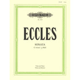 Eccles, Henry - Sonata in g minor - Viola and Piano - edited by Paul Klengel - CF Peters Edition