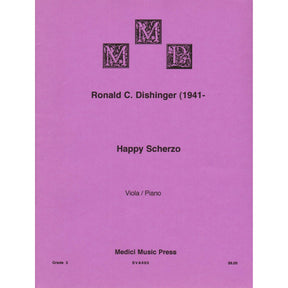 Dishinger, Ronald - Happy Scherzo - for Viola and Piano - Medici Music Press