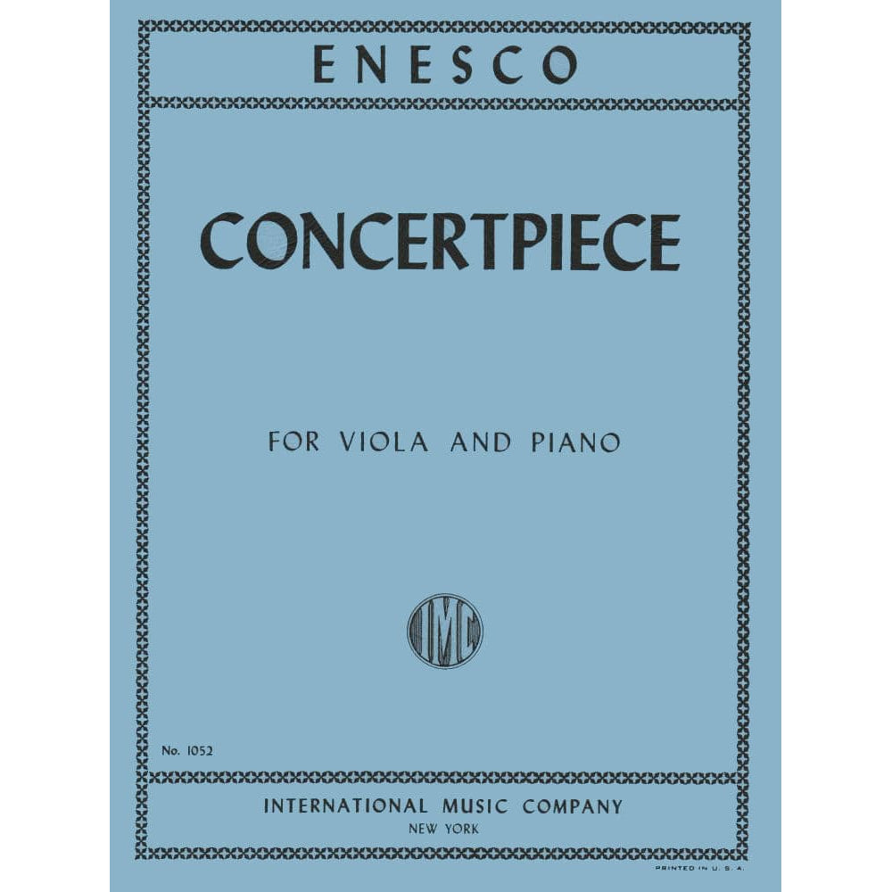 Enesco, Georges - Concertpiece - Viola and Piano - International Edition