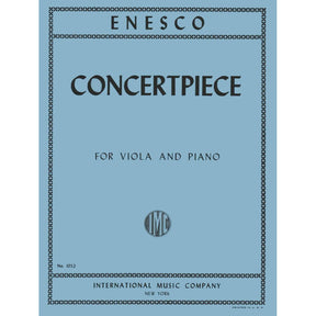 Enesco, Georges - Concertpiece - Viola and Piano - International Edition