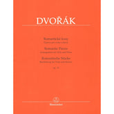Dvorak, Antonin - Romantic Pieces, Op. 75 - for Viola and Piano - Barenreiter