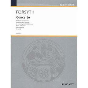 Forsyth, Cecil - Concerto in g minor - Viola and Piano - Schott Edition