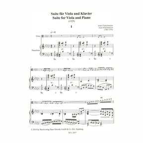 Aram Khachaturyan - Suite for Viola and Piano (1929) - Edition Sikorski