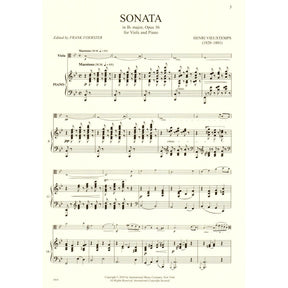Vieuxtemps, Henri - Sonata in B-flat major, Op. 36 - for Viola and Piano - edited by Frank Foerster - International