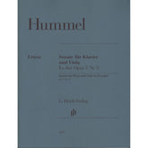 Hummel, Johann Nepomuk - Sonata for Piano and Viola in E-flat Major, Op 5,  No 3 - edited by Ernst Herttrich - G Henle Verlag