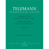 Telemann, Georg Philipp - Concerto in G Major, TWV 51:G9 - Viola and Piano - edited by Wolfgang Hirschmann - Bärenreiter Verlag URTEXT