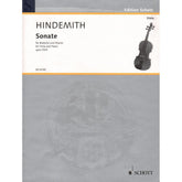 Hindemith, Paul - Sonata, Op 25, No 4 (1922) - Viola and Piano - Schott Edition