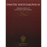 Shostakovich, Dmitri - Sonata Op 147 (1975) - for Viola and Piano - Modern Russian Masterworks - G. Schirmer, Inc.