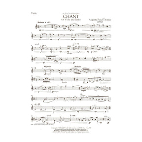 Thomas-Chant for Viola & Piano/Schirmer