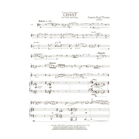Thomas-Chant for Viola & Piano/Schirmer
