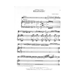 Serly - Rhapsody For Viola and Orchestra Published by Peer Music