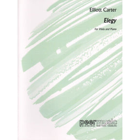 Carter, Elliot - Elegy (1943) for Viola and Piano - Peer Music Publication