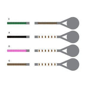 Pirastro Passione Violin String Set - Medium Gauge - Ball End E