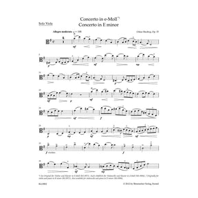 Rieding, Oskar - Concerto in B Minor, Op 35 - for Viola and Piano - edited by Kurt Sassmannshaus - Bärenreiter