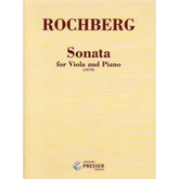 Rochberg, George - Sonata ( 1979 ) For Viola and Piano Published by Theodore Presser Company