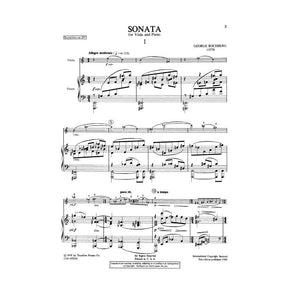 Rochberg, George - Sonata ( 1979 ) For Viola and Piano Published by Theodore Presser Company