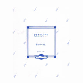 Kreisler, Fritz - Liebesleid - Viola and Piano - transcribed by Alan Arnold - Viola World Publishing