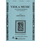 Boetje, Joseph - Viola Music For Concert and Church for Viola and Piano - Boston Music Company Publication